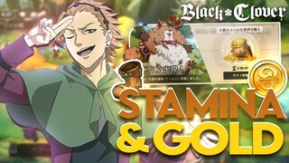 WHERE TO GET TONS OF GOLD & STAMINA DAILY! DO THIS TO MAXIMIZE YOUR ACCOUNT! | BLACK CLOVER MOBILE