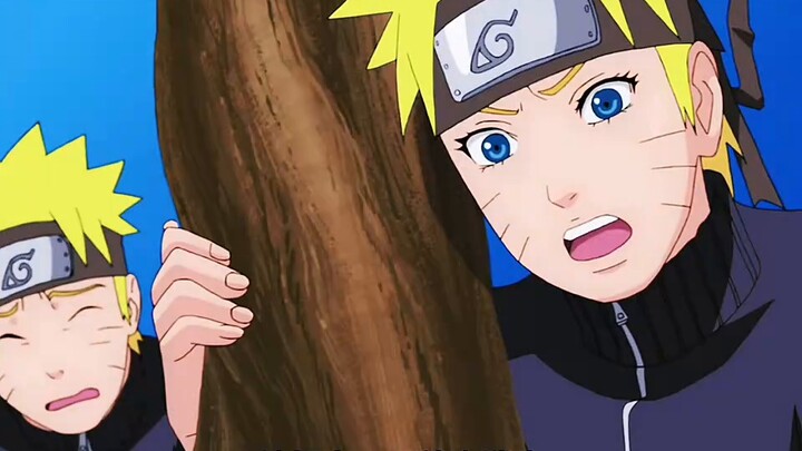 Các phân thân bóng tối của Naruto đã cùng nhau nổi loạn và trói Naruto thật lại