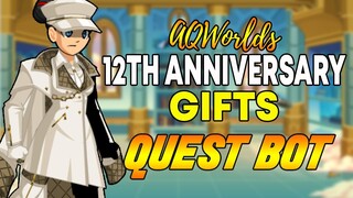 AQW - 12th ANNIVERSARY GIFTS Quest Bot - COPPER GOLD PLATINUM SCALE bot | Grimoire 3.8+ PRO