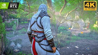 Assassin's Creed Valhalla Altair Outfit - Brutal Stealth Gameplay [4K UHD 60FPS]