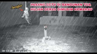 EKSPERIMEN: CCTV DIBANGUNAN TUA.. Hujan Deras,Jenglot, EMF Detector dan Telur Mentah