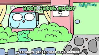 asep jatuh motor