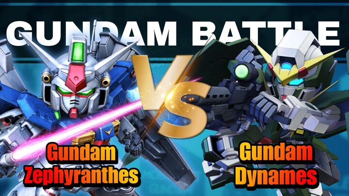 Gundam Battle, Gundam Dynames VS Gundam Zephyranthes - Gundam Supreme Battle
