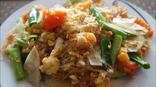 ผัดวุ้นเส้นใส่ไข่ เส้นอร่อยไม่เละ