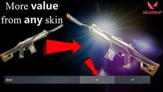 Change this setting to get more value out of your skins - Valorant skins