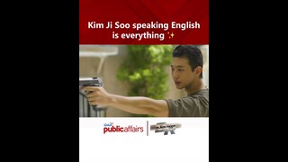 Kim Ji Soo speaking English is everything | Black Rider
