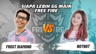 Frost Diamond vs Not Not: Team Frost Kembali Ditantang Gamer Cewek! | Free Fire Match 32 #short