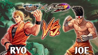 KING OF FIGTHERS MOBILE LEGENDS COLLAB| RYO V.S JOE