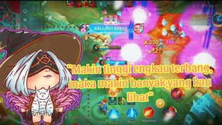 "Makin tinggi engkau terbang, maka makin banyak yang kau lihat"