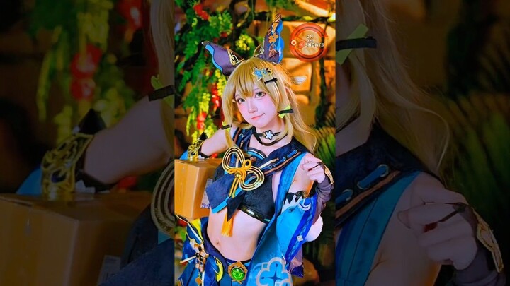 Kirara The Cute Courier  Genshin Impact Cosplay #shorts