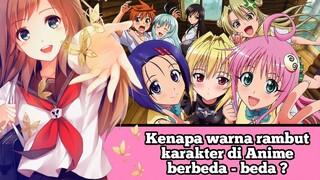 Kenapa warna rambut karakter di Anime berbeda - beda ? #VCreators