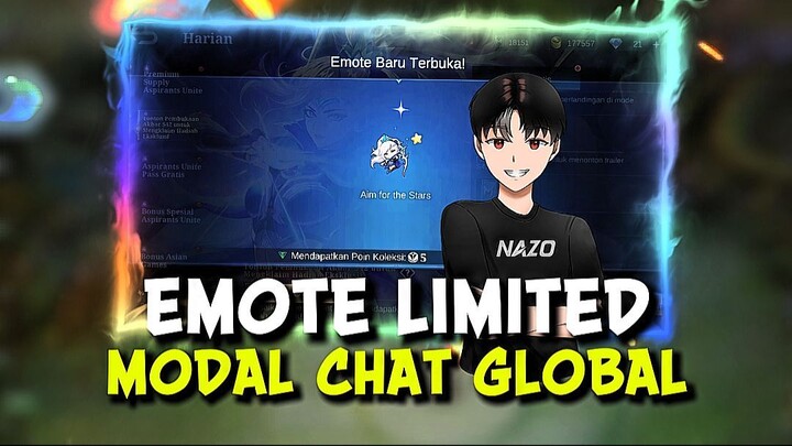 modal ketik di chat global