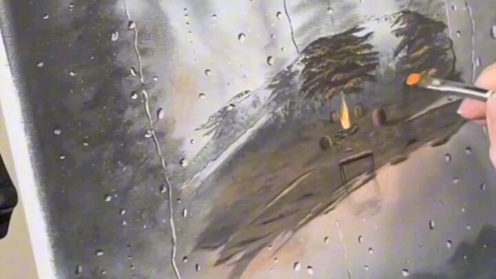 ไอหมอกบนหน้าต่าง