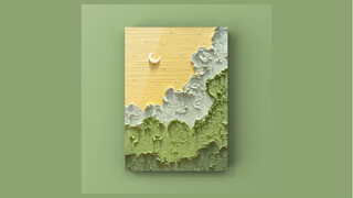 Pastel minyak asli - Tutorial awan matcha (langkah-langkah super detail)