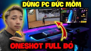 FREE FIRE | Hùng Mõm Dùng PC Đức Mõm Bắn "Oneshot" Full Đỏ, Đối Đầu Với Thách Đấu Cực Căng !!!