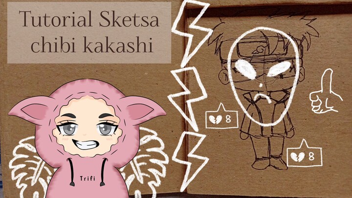 Tutorial sketsa Chibi SASUKE