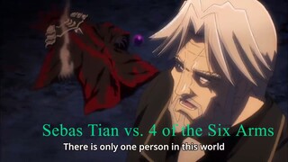 Overlord S2 2009 : Sebas Tian vs. 4 of the Six Arms