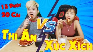 Phong Zhou | Đại Chiến Xúc Xích 15 Phút 20 Cái - Ai Thua Ăn Chanh