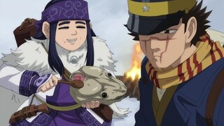 Asirpa & Sugimoto Kills Wolverines and Eat the Brain | Golden Kamuy Season 4 Episode 5