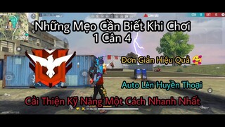 Free Fire | Hướng Dẫn Cách 1vs4 MỘT CÁCH DỄ DÀNG ❤ Cực Kỳ Đơn Giản Và Dễ Thực Hiện 🥰 Auto Lên Rank
