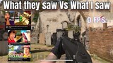 What they saw Vs what I saw in Warzone Mobile ( Android)
