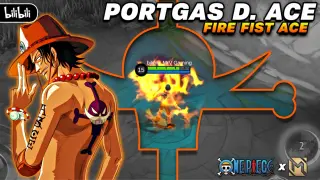 FIRE FIST ACE in Mobile Legends 😱 MLBB x ONE PIECE