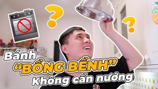 Làm bánh bồng bềnh cực dễ không cần lò nướng , Du lịch tại nhà mùa COVID Vlog 198