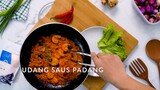 Resep Udang Saus Padang (Healthier)