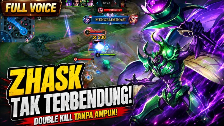 SEKALI LEPAS ULTI LANYAP! META ZHASK MIDLANE TERLALU SAKIT DI PATCH INI! 💥 | MLBB
