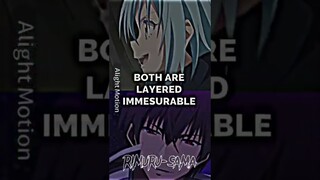 Rimuru vs Anime #anime #debate #shorts #tensura #rimuru #madokamagica #anos #wangling