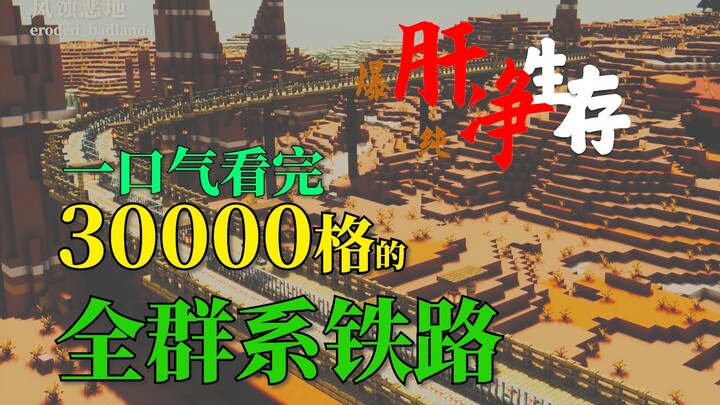 一口气看完：生存建造全群系铁路 【肝净生存sp】