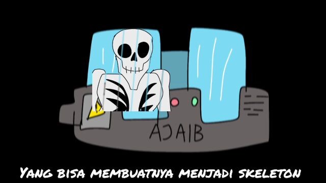 pria ini membuat alat ajaib agar bisa berubah menjadi skeleton 💀