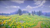 [ Minecraft ] <Gensokyo-Reminiscence Journey> Pengalaman visual tingkat film, kombinasi cahaya dan bayangan yang indah dan benua epik ~ Mengejar perjalanan tanah murni, vlog impian