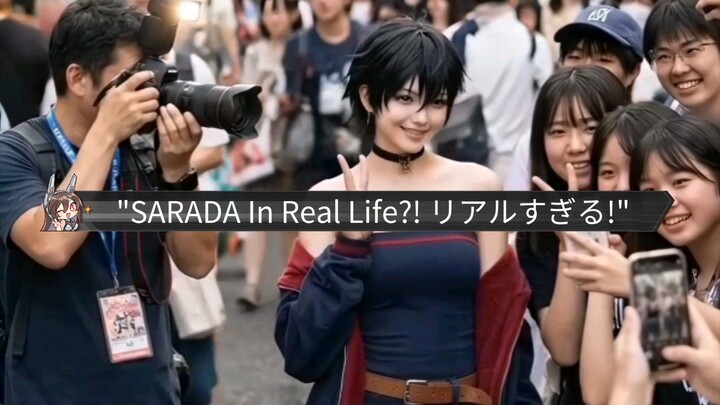 Sarada Uchiha Timeskip Live Action Version! 🎬❤️