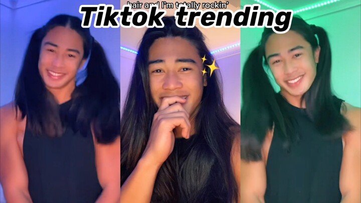 👧🏻Kuncir kuda ganda bergoyang-goyang cinta imut membalik