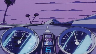 Retro painting, old animation, 1980-1990s.