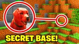 Minecraft : I Found CLIFFORD THE BIG RED DOG SECRET BASE! (Ps3/Xbox360/PS4/XboxOne/PE/MCPE)