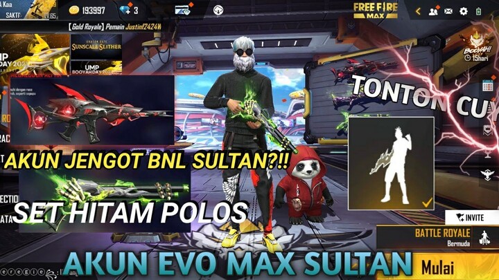 JUAL AKUN FREE FIRE JENGGOT BNL EVO MAX || TERBARU PART 548