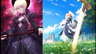 fate 阿尔托莉雅•潘德拉贡 黑和白 你们更喜欢哪个？虽然都是saber