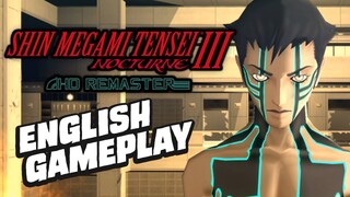 16 Minutes Of Shin Megami Tensei III Nocturne HD Remaster English Gameplay