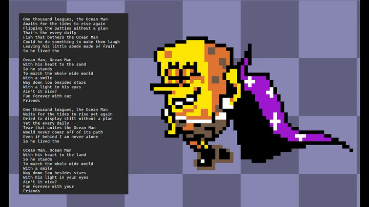 Flower Man–Ocean Man versi SpongeBob 【rainworldvoices】