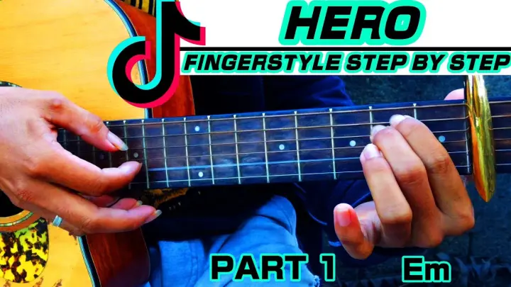 Hero - Cash Cash | Christina Perri (Guitar Fingerstyle) Step by Step + Chords