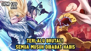 BRUTAL! SEMUA MUSUH DIBABAT HABIS OLEH DUA MURID SAITAMA YANG TAK RESMI INI | MANGA OPM 199 REVISI