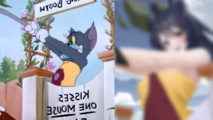 Everything can be transformed into an anthropomorphic cat and mouse