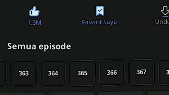 cuman tong biasa kok bro😄btw udah sampe eps berapa ni?  me 1000