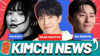 ATRIZ COREANA FALECEU, PARK SEO JOON THE MARVELS, LEE SEUNG GI E MAIS NOTICIAS DE DORAMAS