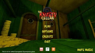 GAME HOROR SPONGEBOB LES GO! - The Krusty Cellar
