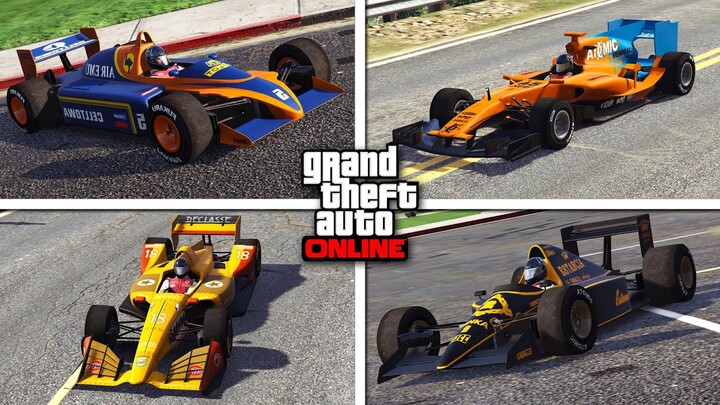 Coba Mengurutkan Mobil F1 Terbaik di GTA Online Berdasarkan Performa