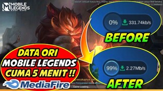 CARA CEPAT DOWNLOAD DATA MOBILE LEGENDS TERBARU 2021 | FILE DATA ORIGINAL RESOURCE MOBILE LEGENDS