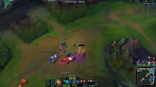 Taric giúp kennen yên tâm bật R lao vào địch với bất tử HP cực chiến #game